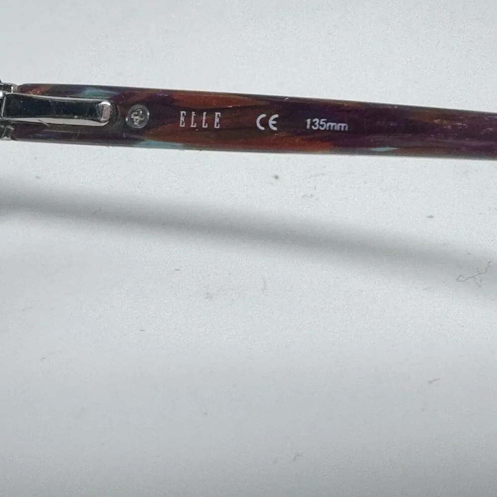 ELLE EL13350 HV Havana Womens Oval Full Rim‎ Eyeglasses 52-16-135 H15677